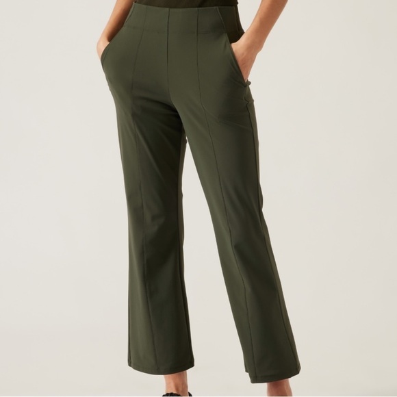 Athleta Other - NWT Athleta Cosmic Kick Flare Pant in Aspen Olive